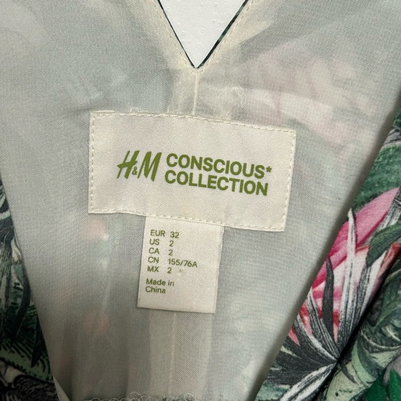 H&M conscious collection tropical print maxi dress - Picture 4 of 5